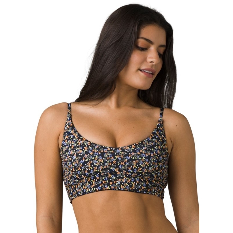 Schwarz Rei Coop Prana Willow Falls Wendbares Badeanzugoberteil Damen