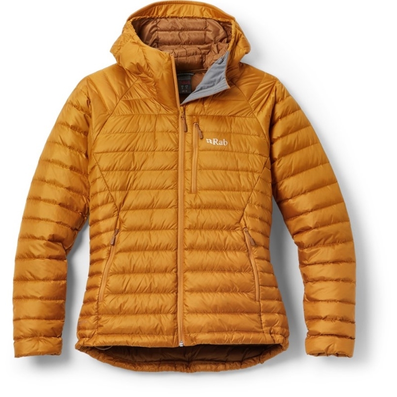 Rab Microlight Alpine Daunenjacke Damen Rei Coop Dark Butternut