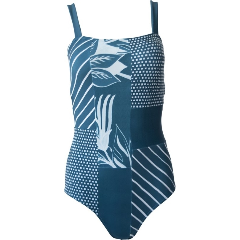 Solstice Nani Swimwear Patchwork Einteiliger Badeanzug Damen Rei Coop