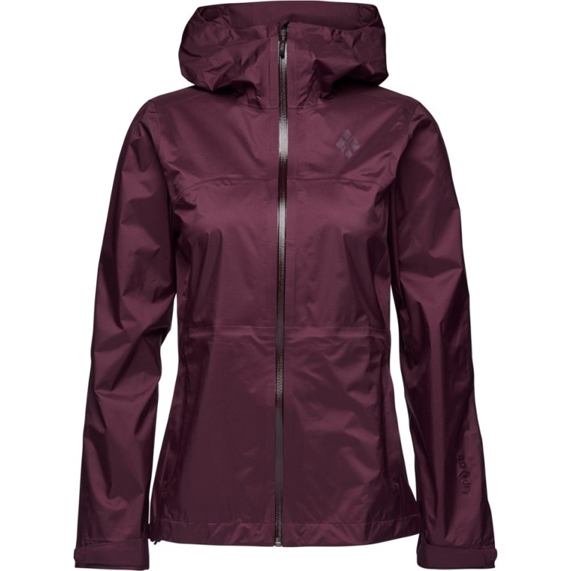 Rei Co-op Blackberry Black Diamond Treeline Stretch-Shell-Regenjacke Damen