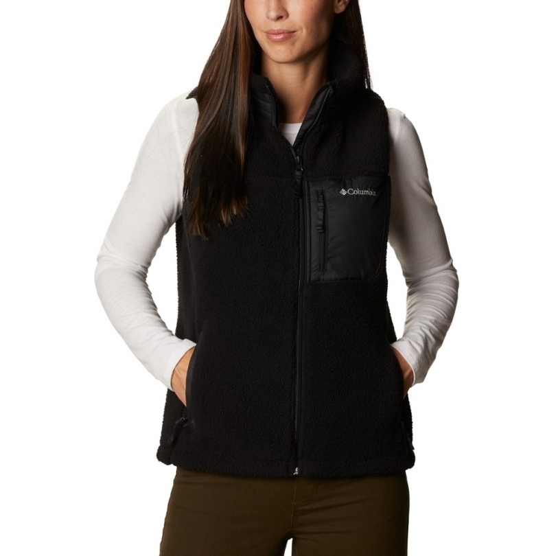 Columbia West Bend Weste Damen Schwarz Rei Co-op