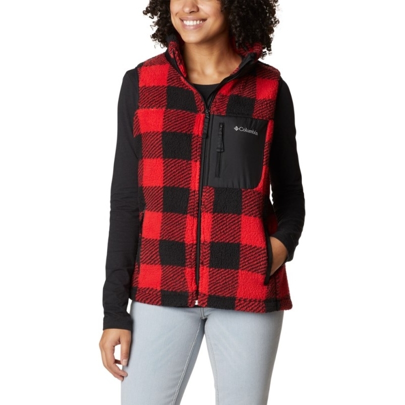 Rei Coop Columbia West Bend Weste Damen Rot