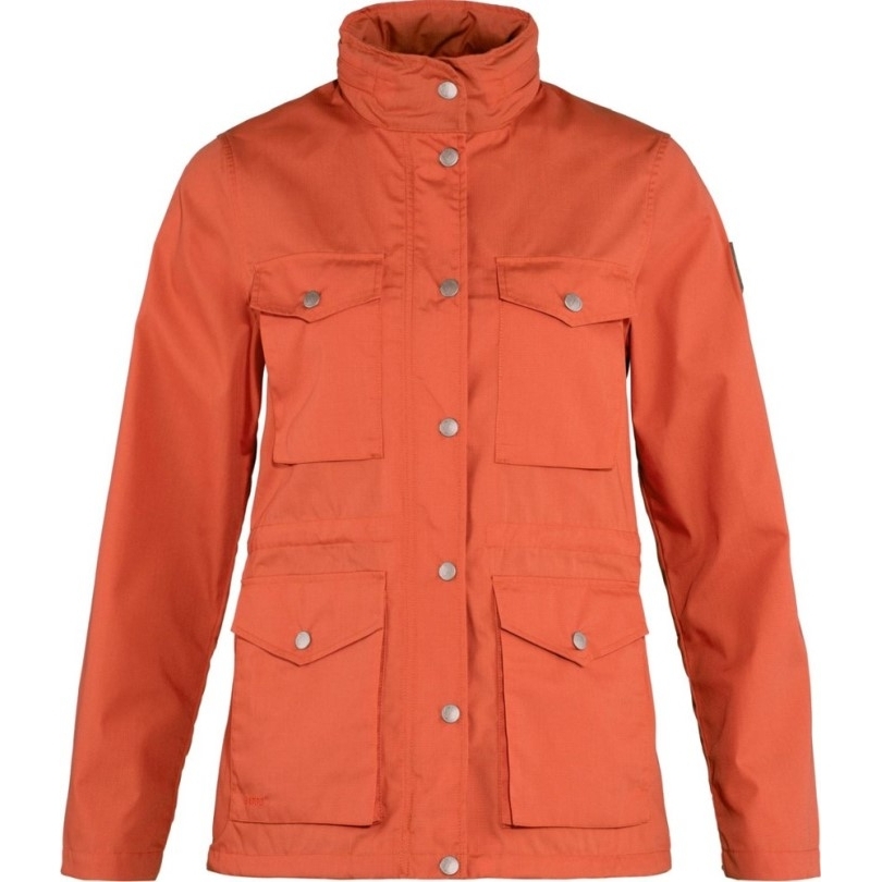 Rowan Red Rei Co-op Fjällräven Raven Lite Jacke Damen