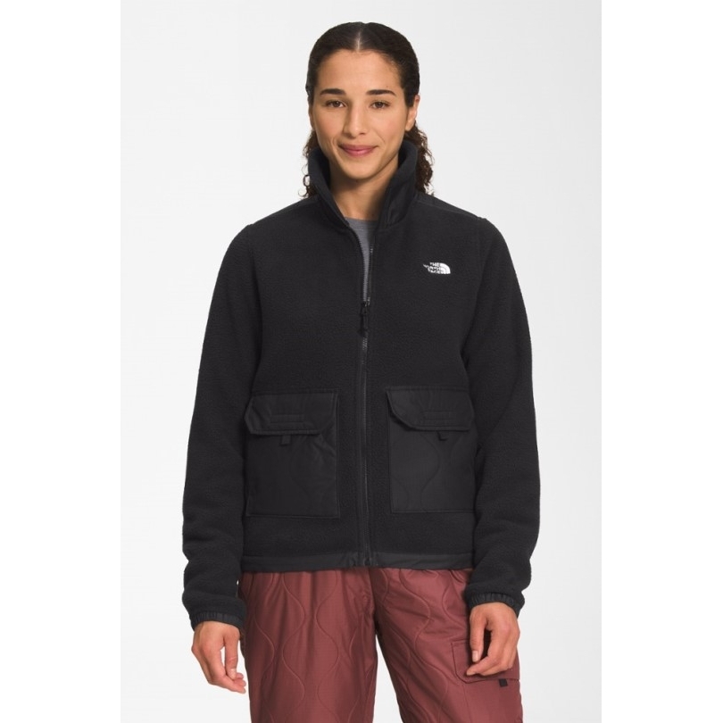 The North Face Royal Arch Fleecejacke Mit Durchgehendem Reißverschluss Damen Schwarz Rei Coop