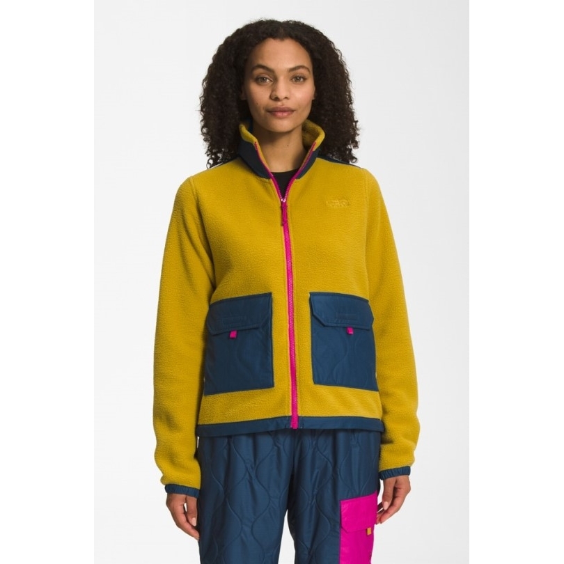 Rei Coop Mineral Gold The North Face Royal Arch Fleecejacke Mit Durchgehendem Reißverschluss Damen