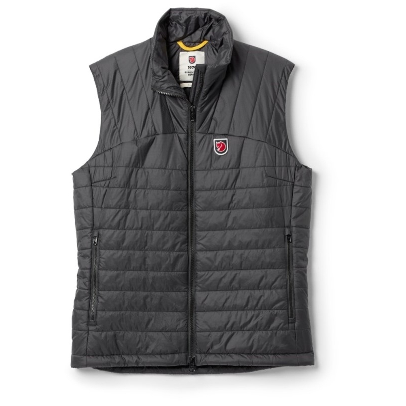 Schwarz Rei Coop Fjällräven Expedition X-latt Isolierte Weste Damen