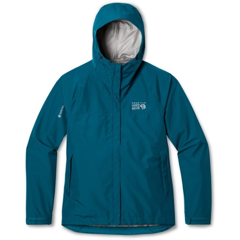 Rei Co-op Dark Caspian Mountain Hardwear Exposure/2 Gore-Tex Paclite Jacke Damen