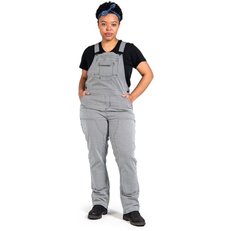 Indigo Stripe Rei Co-op Schwalbenschwanz Arbeitskleidung Freshley Overalls Indigo Stripe Damen 30 Schrittlänge