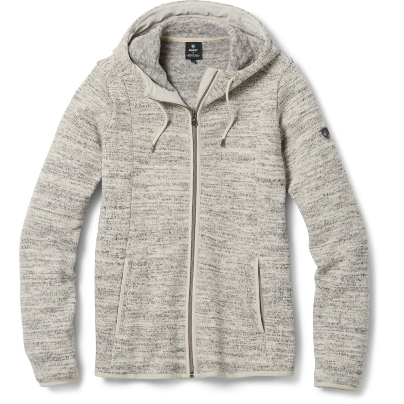 Kuhl Ascensyr Fleece Hoodie Damen Rei Coop Ash