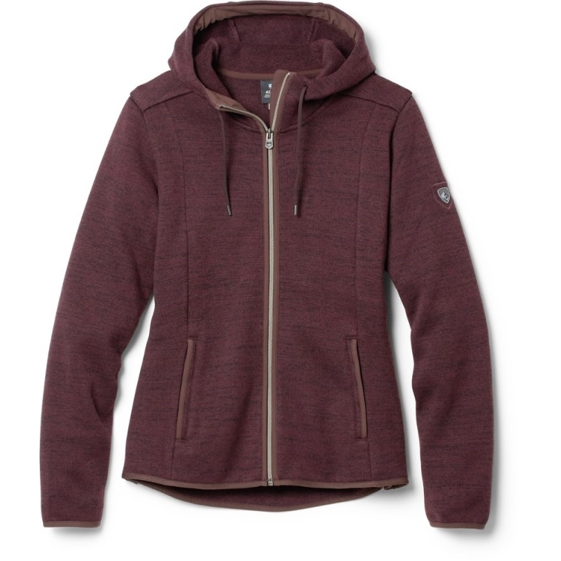 Kuhl Ascensyr Fleece Hoodie Damen Ganache Rei Co-op