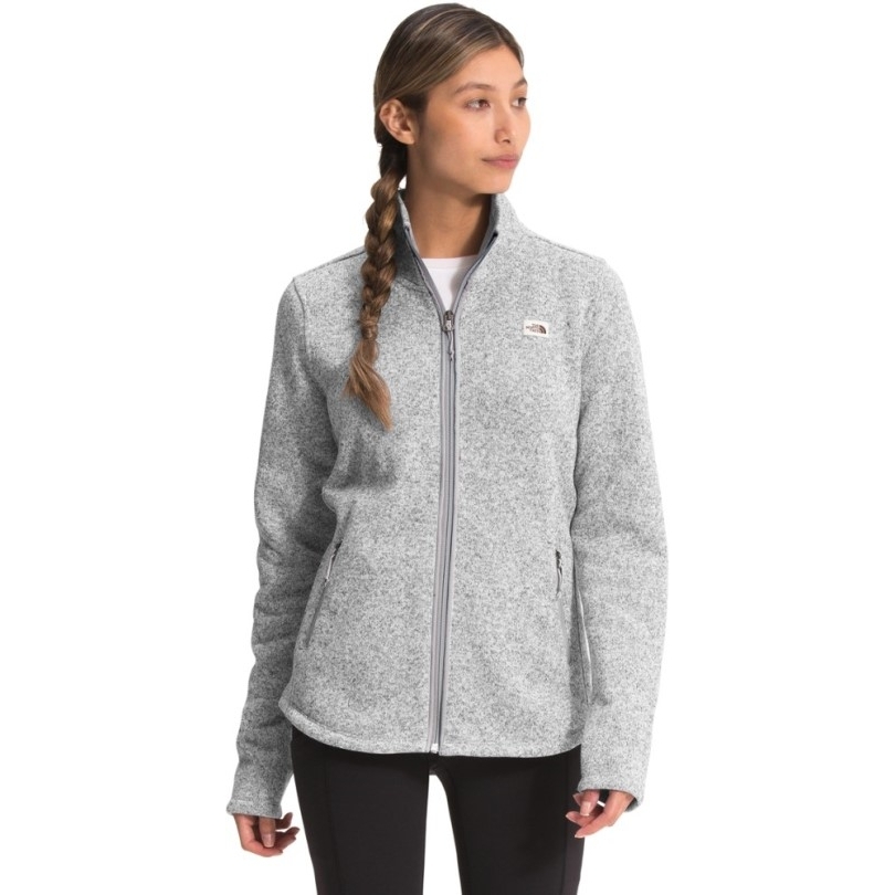 Grau The North Face Crescent Full-zip Jacke Damen Rei Coop