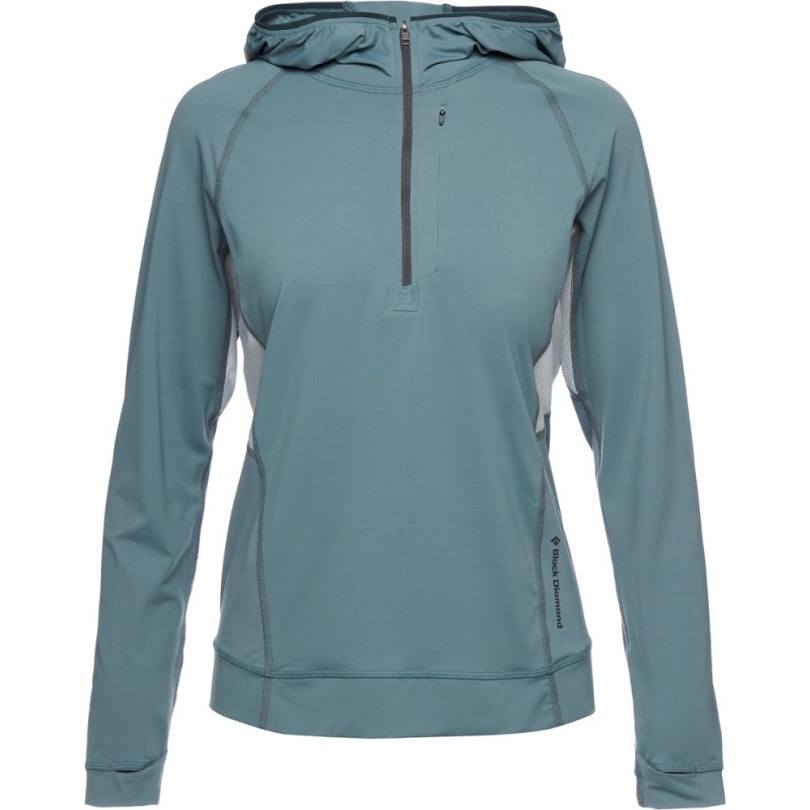 Blue Rei Coop Black Diamond Alpenglow Pro Hoodie Frauen
