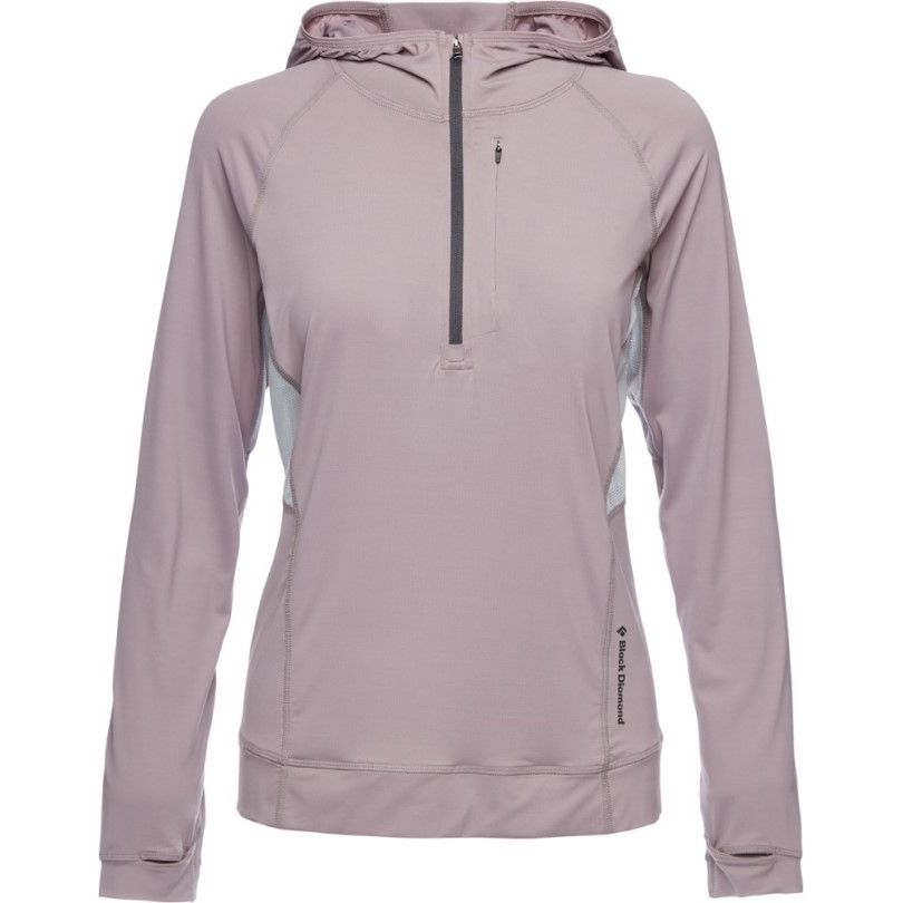 Holz Violett Schwarz Diamant Alpenglow Pro Hoodie Damen Rei Coop