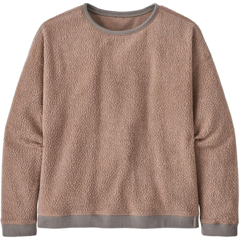 Rei Coop Pampas Tan Patagonia Lammfell-Fleece-Crew-Pullover Damen