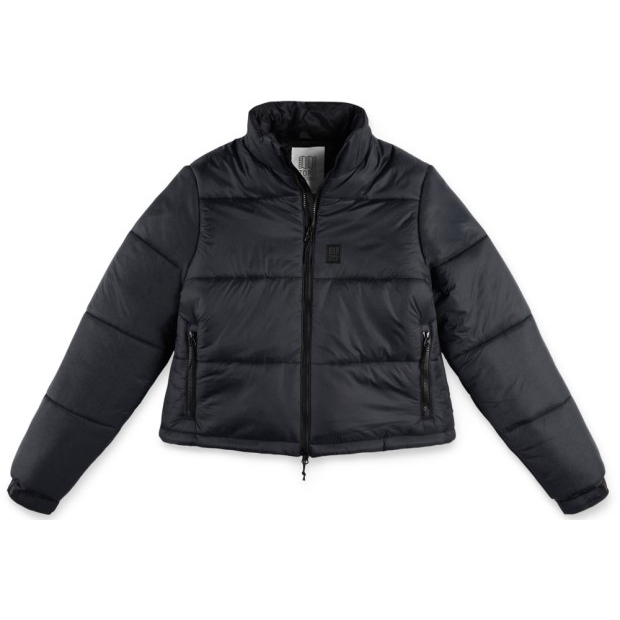 Black Rei Co-op Topo Designs Mountain Puffer Isolierte Jacke Damen