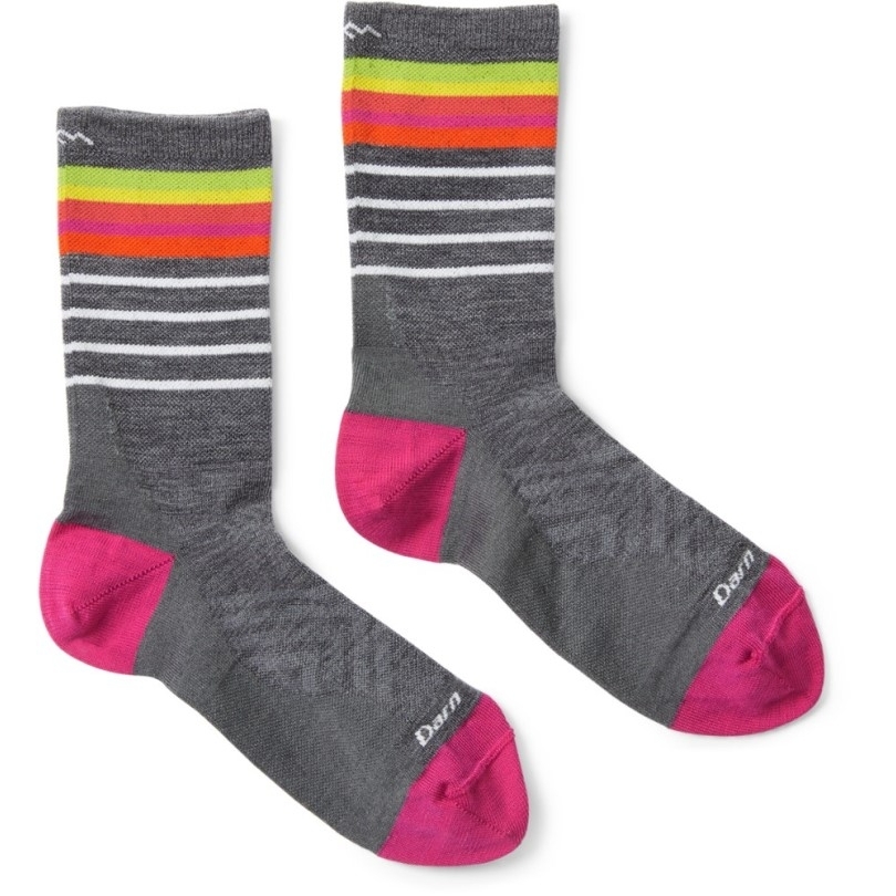 Darn Tough Stride Micro Crew Ultraleichte Socken Damen Rei Coop Grey