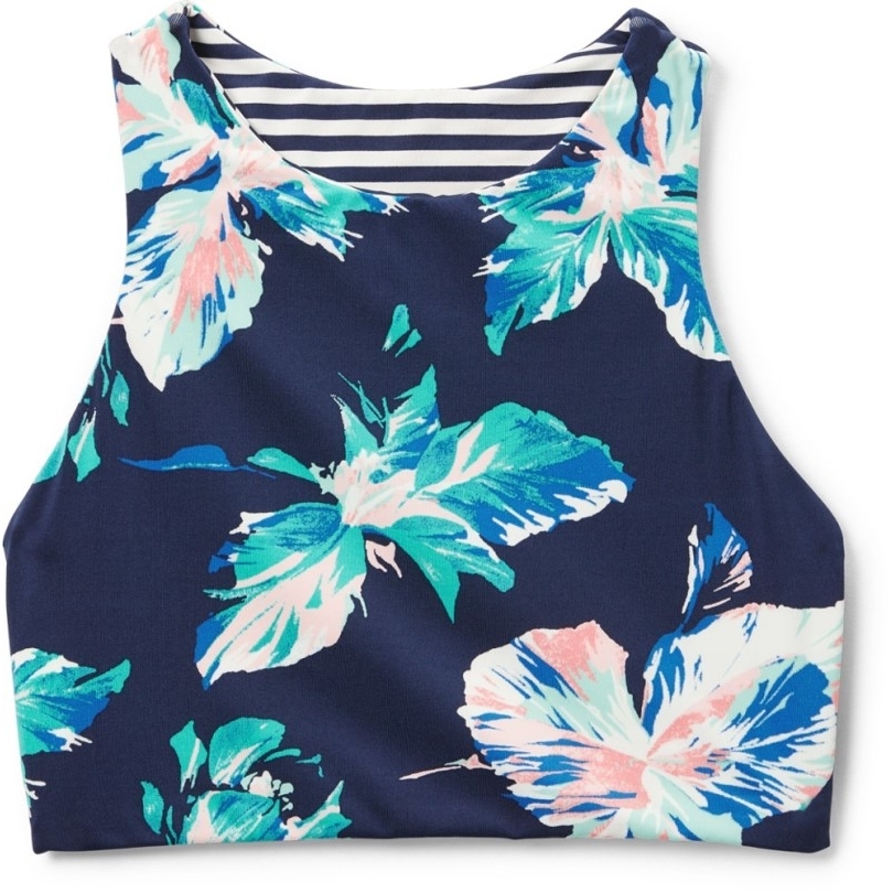 Carve Designs Sanitas Wendbares Badeanzugoberteil Damen Rei Co-op Navy