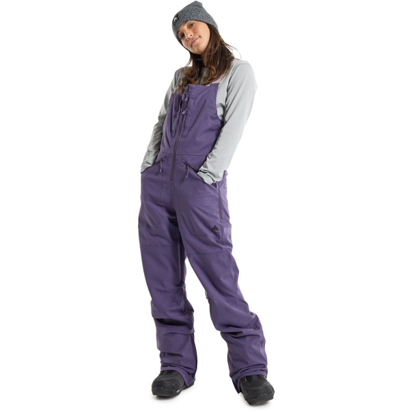 Burton Reserve Stretch 2l Latzhose Damen Rei Coop Violett Halo
