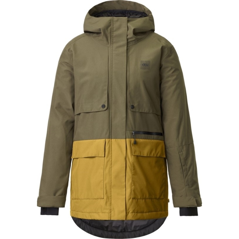 Bild Bio Kleidung Glawi Wärmeisolierte Jacke Damen Grün Rei Coop