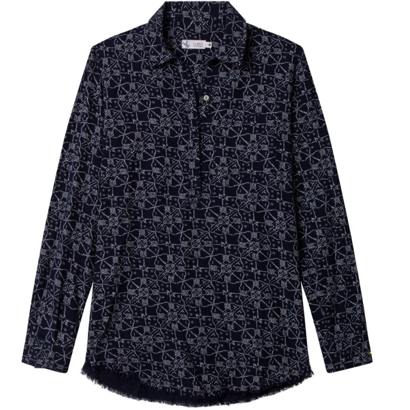 Navy Rei Coop Carve Designs Sawyer Twill Shirt Damen