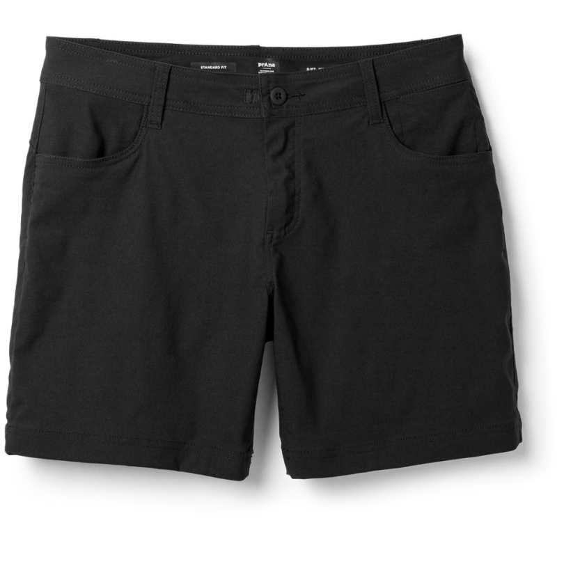 Prana Halle Shorts Ii Damen 7 Schrittlänge Schwarz Rei Co-op