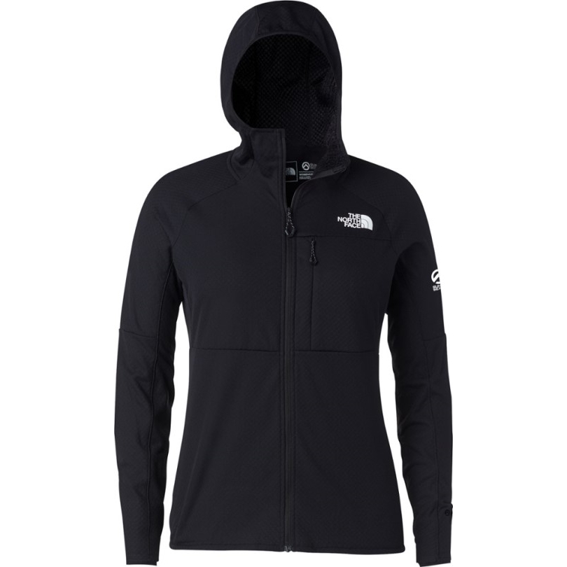 Rei Co-op Black The North Face Summit FutureFleece Hoodie Mit Durchgehendem Reißverschluss Für Damen