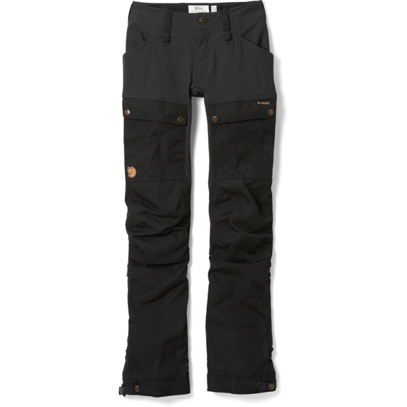Schwarze Fjällräven Keb Hose Damen Geschwungene Passform Rei Coop