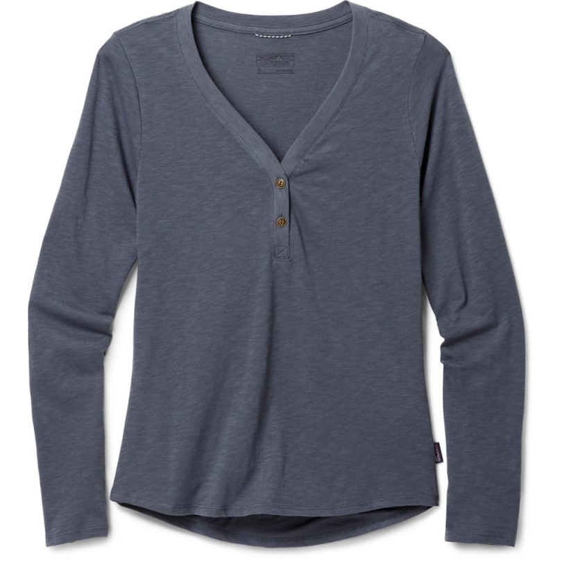 Patagonia Mainstay Henley Shirt Damen Rei Coop Blue