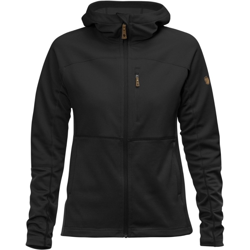 Fjällräven Abisko Trail Fleecejacke Damen Rei Coop Schwarz