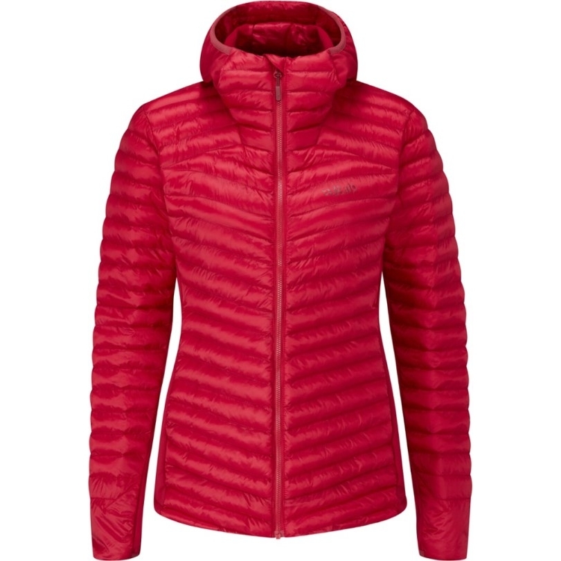 Rab Cirrus Flex 2.0 Isolierter Hoodie Damen Rei Coop Ruby
