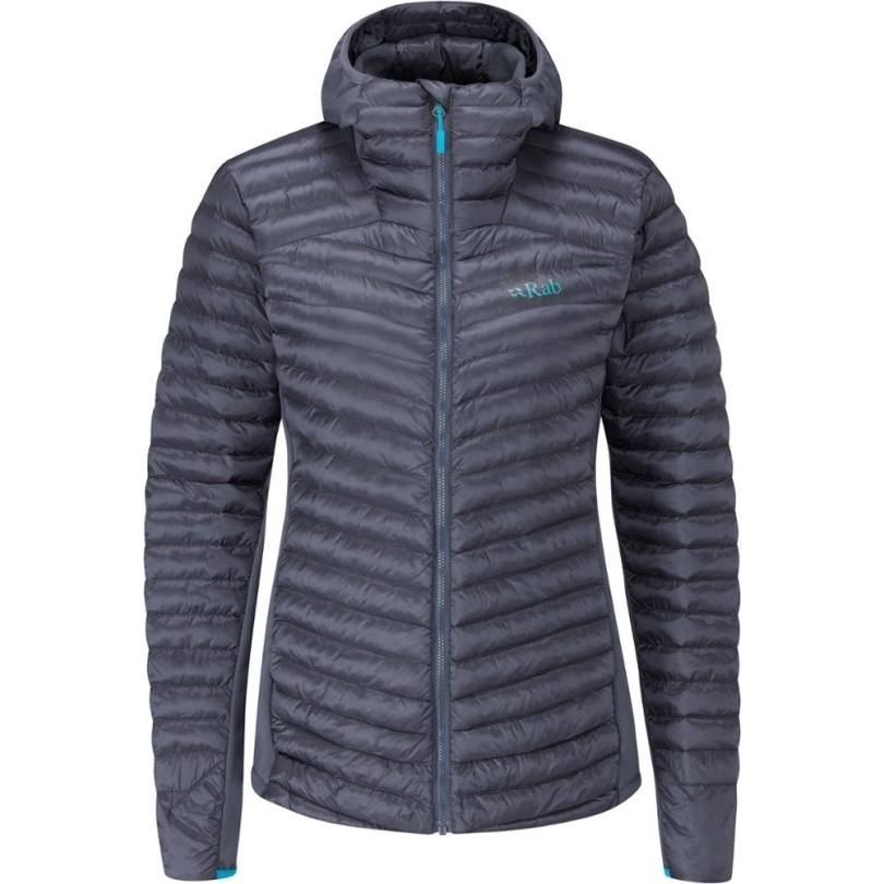 Rab Cirrus Flex 2.0 Isolierter Hoodie Damen Steel Rei Coop