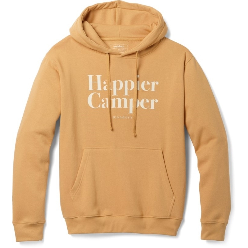 Orange Rei Co-op Wondery Happier Camper Hoodie Damen