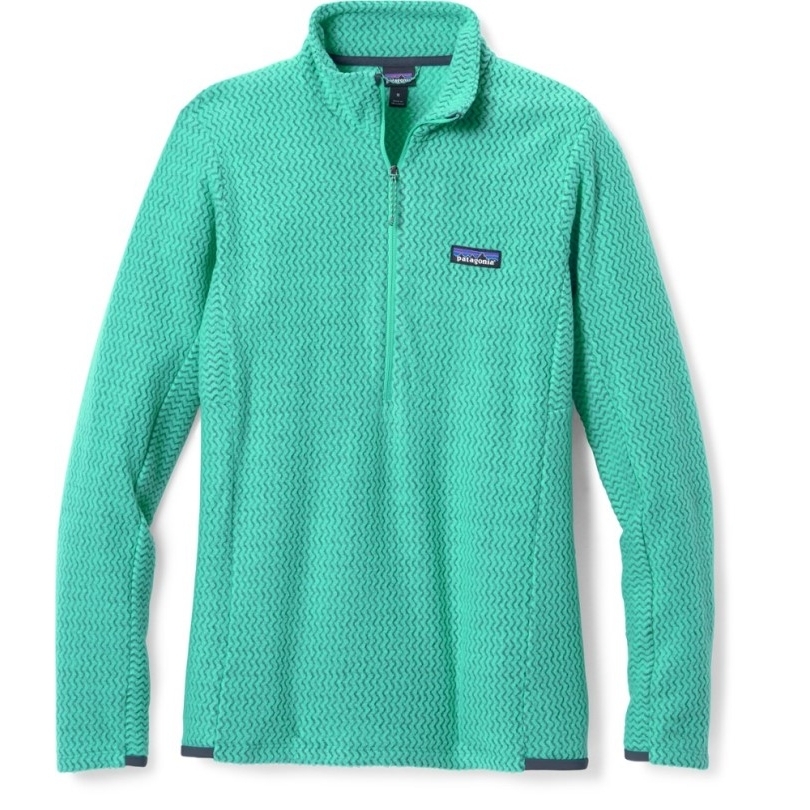 Patagonia R1 Air Pullover Mit Reißverschluss Damen Rei Coop Fresh Teal