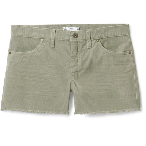 Rei Coop Carve Designs Oahu Shorts Damen 4 Schrittlänge Olive
