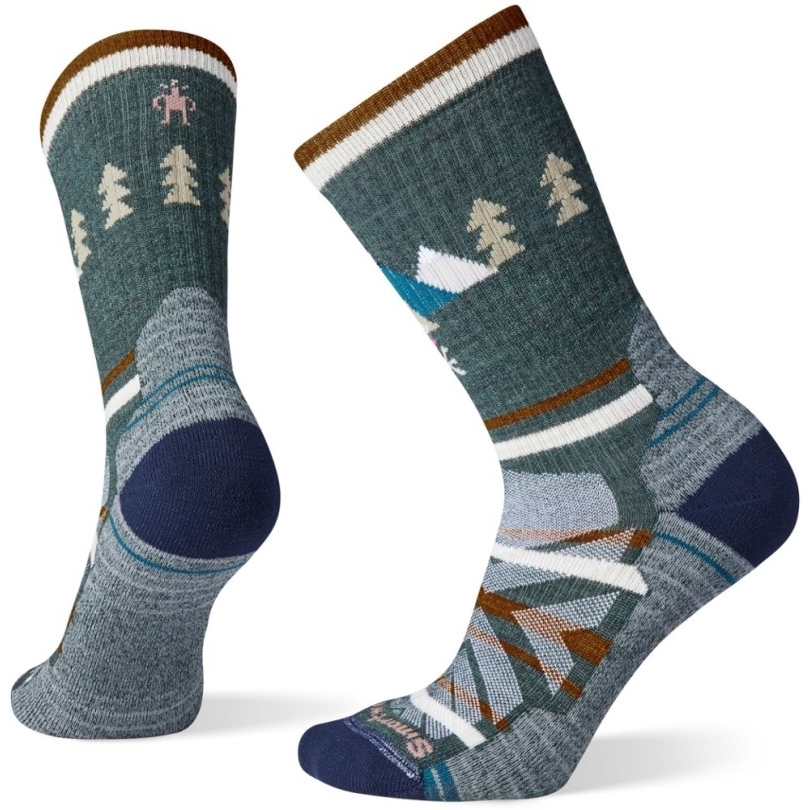 Rei Co-op Smartwool Hike Light Cushion Under Stars Crew Socken Damen Dark Salbei