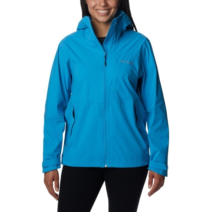 Blue Columbia Omni-tech Ampli-dry Shell Jacke Damen Rei Coop
