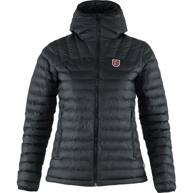 Fjällräven Expedition Latt Isolierter Hoodie Damen Rei Coop Schwarz
