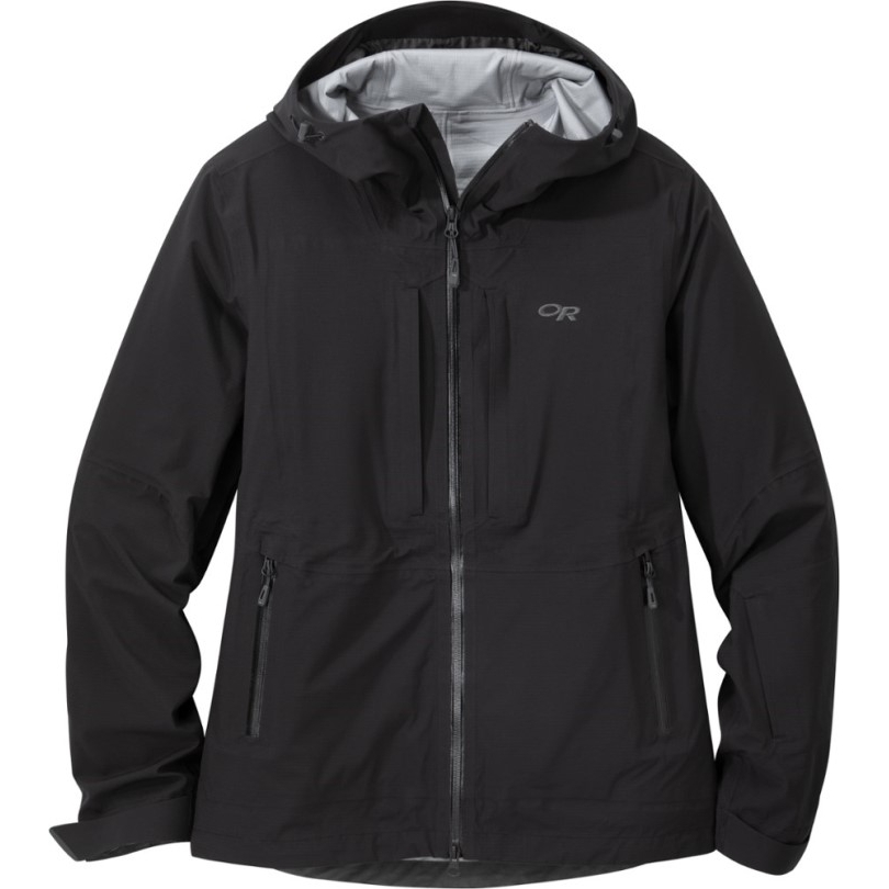 Schwarze Rei Coop Outdoor Research Karbidjacke Damen