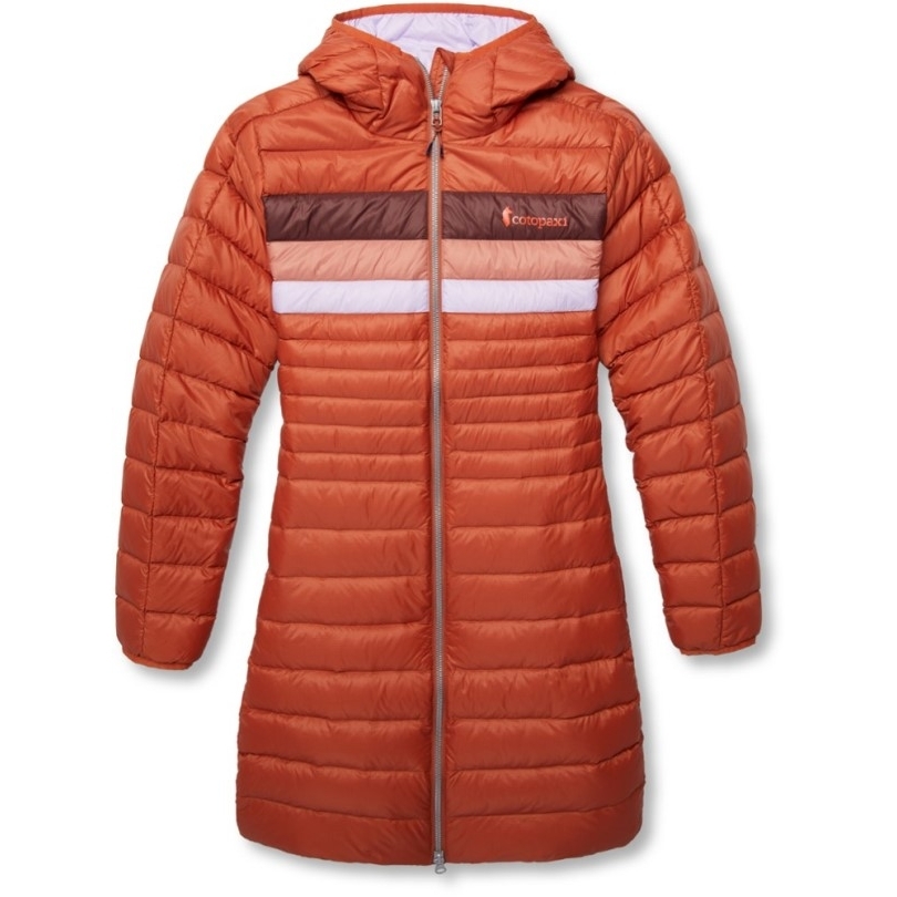 Cotopaxi Fuego Daunenparka Damen Spice Stripes Rei Coop