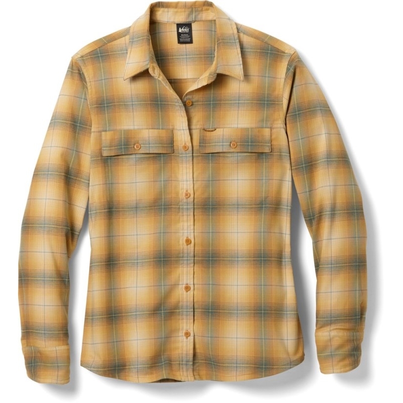 Grün Rei Coop Sahara Flanellhemd Damen
