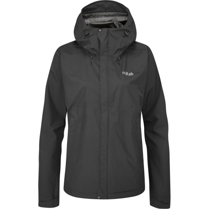 Rab Rainpour Eco Jacke Damen Rei Coop Schwarz