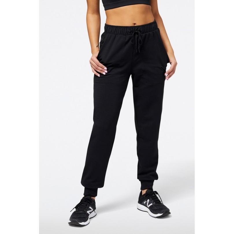 Schwarze Rei Coop New Balance Q Speed Jogginghose Damen
