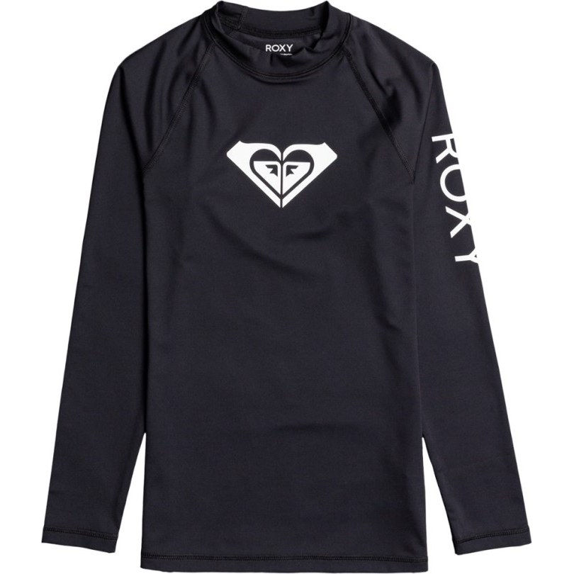 Schwarz Roxy Whole Hearted Longsleeve Upf 50 Rashguard Damen Rei Co-op