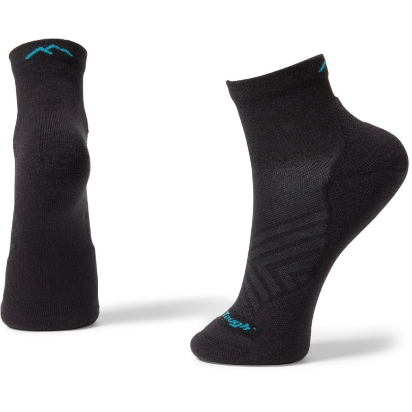 Schwarz Verdammt Harte Laufviertel Ultraleichte Polstersocken Damen Rei Coop