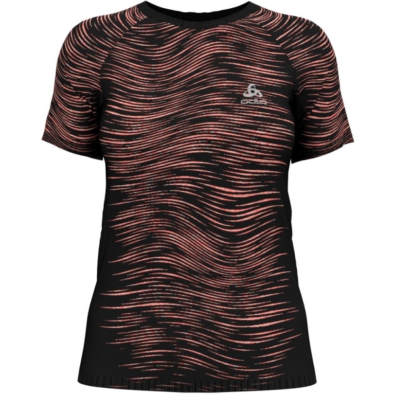 Odlo Blackcomb Ceramicool Crew Base Layer Top Damen Schwarz Rei Co-op