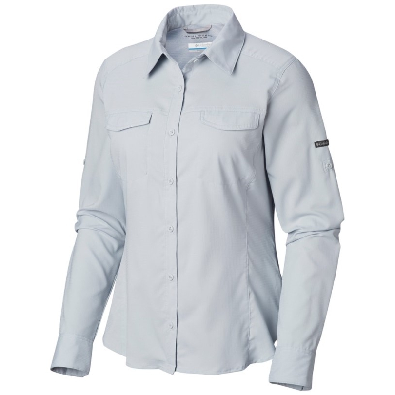 Grau Rei Coop Columbia Silber Ridge Lite Langarmshirt Damen