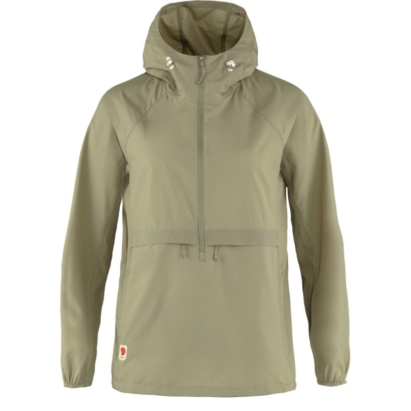 Sand Stone Fjällräven High Coast Lite Anorak Damen Rei Coop