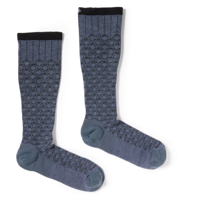 Sockwell Deco Dot Kompressionssocken Damen Denim Rei Coop