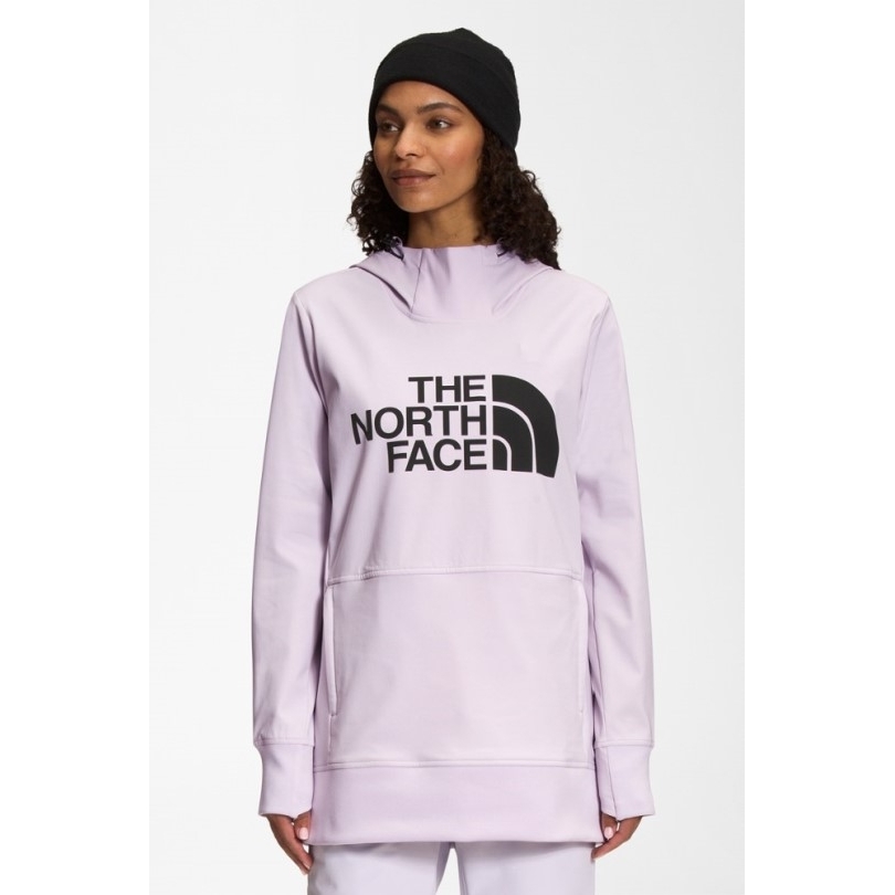 Rei Coop The North Face Tekno Logo Hoodie Damen Lavender Fog