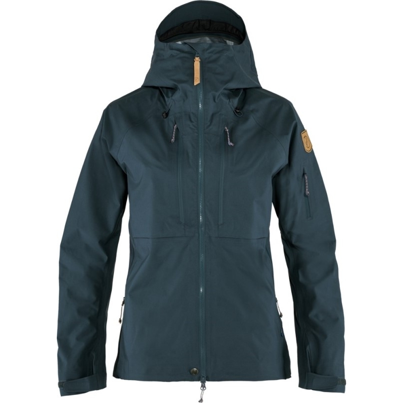 Dark Navy Rei Co-op Fjällräven Keb Eco-Shell-Jacke Damen